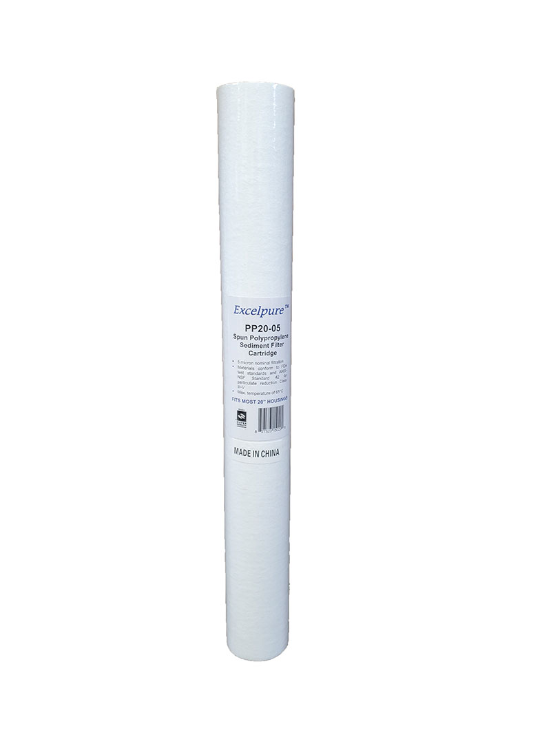 Excelpure 5 micron Poly Spun 20" x 2.5" Replacement Filter