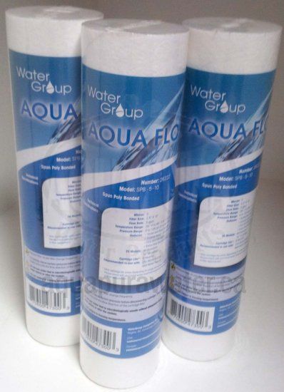 Aqua Flo 5 micron Poly Bonded 9 7/8" x 2.5" Sediment Filter