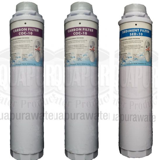 3 Pack Pura 475 Pro QC Replacement Filters