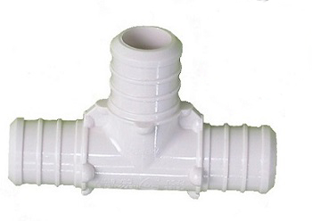 3/4" Plastic Pex Crimp Tee