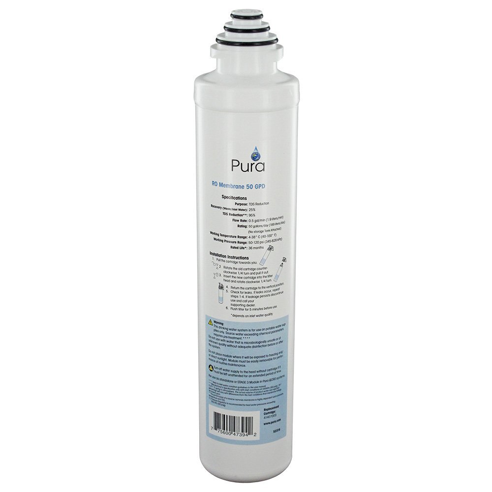 Pura 41407003 Quick Change RO Membrane 50 GPD