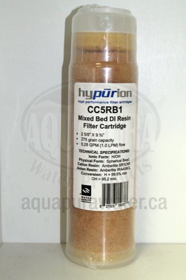 Replacement Resin Deionization (DI) Cartridge Filter