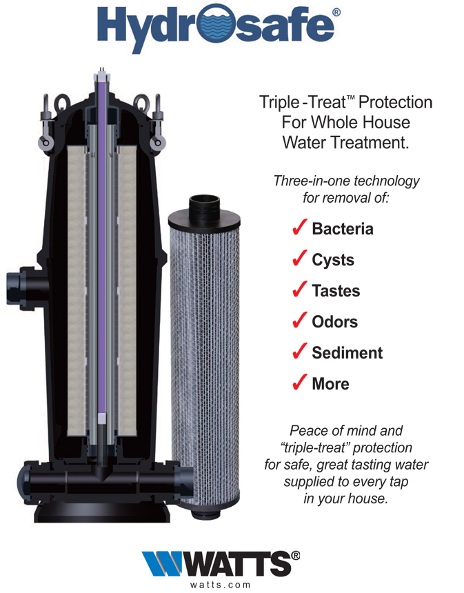 Hydrosafe Triple Treat Whole House Water Treatment System