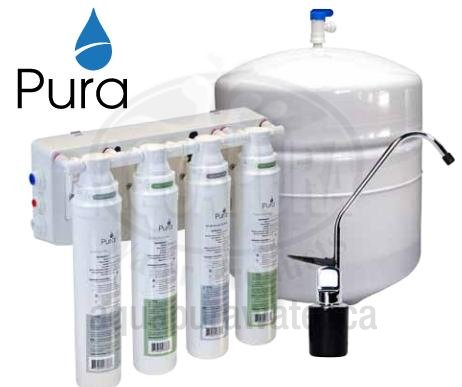 Pura Quick-Change 50 GPD Reverse Osmosis Deluxe Chrrome